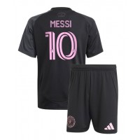 Inter Miami Lionel Messi #10 Fußballbekleidung Auswärtstrikot Kinder 2025-26 Kurzarm (+ kurze hosen)